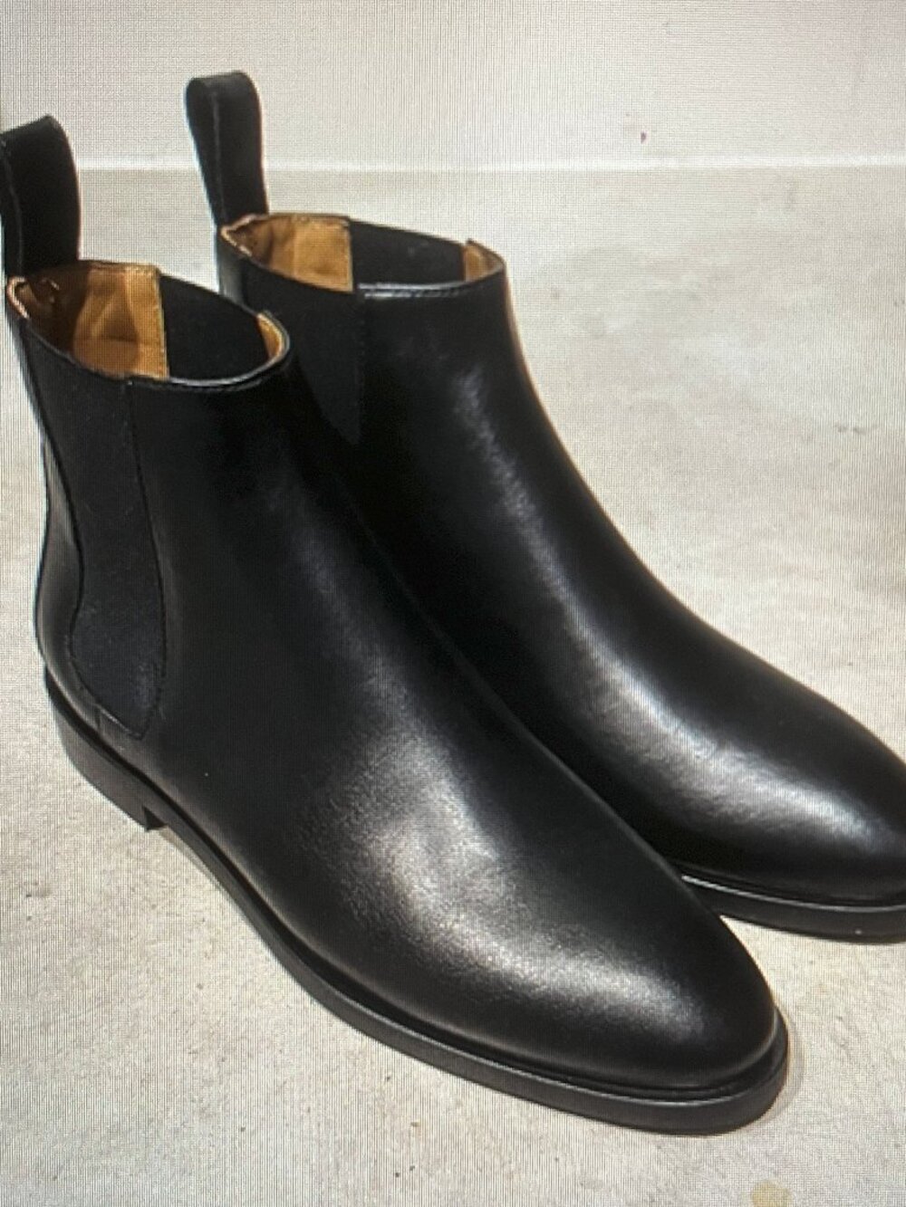 Everlane Black Leather Chelsea Boot, 10 - Picture 10 of 10